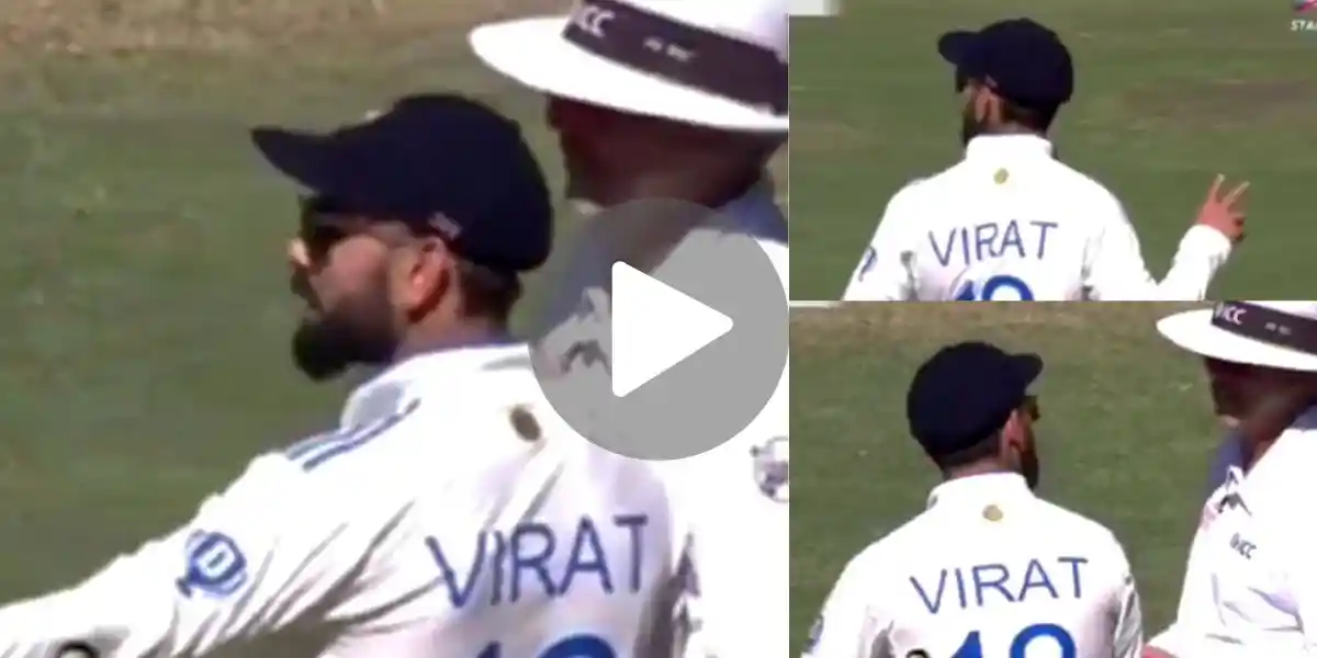 [Watch] Virat Kohli Fights With Umpire! Marsh's LBW Controversy Leaves India Hot-Headed